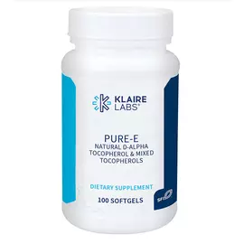 Klaire Pure-E Natural D-Alpha & Mixed Tocopherols / Vitamin E 100 капс від магазину біодобавок nutrido.shop