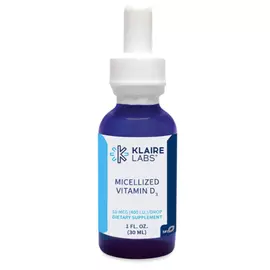 Klaire Micellized Vitamin D3 Liquid 400 IU / Мицеллизорованный д3 30мл в магазине биодобавок nutrido.shop