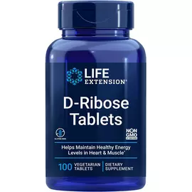 Life Extension D-Ribose / Д-рибоза для поддержания клеточной энергии и здоровья сердца 100 таблеток в магазине биодобавок nutrido.shop
