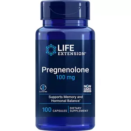 Life Extension Pregnenolone / Прегненолон 100 мг 100 капсул  в магазине биодобавок nutrido.shop