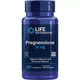 Life Extension Pregnenolone / Прегненолон 50 мг 100 капсул від магазину біодобавок nutrido.shop