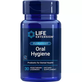 Life Extension Florassist Oral Hygiene / Пробіотик для здоров'я зубів 30 пастилок від магазину біодобавок nutrido.shop