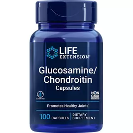 Life Extension Glucosamine Chondroitin / Глюкозамін і хондроїтин 100 капсул від магазину біодобавок nutrido.shop