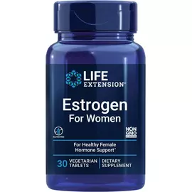 Life Extension Estrogen For Women / Естроген для жінок під час і після менопаузи 30 таблеток від магазину біодобавок nutrido.shop