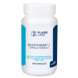 Klaire MultiThera1 Capsule formula / Мультивітаміни без заліза 180 капсул від магазину біодобавок nutrido.shop