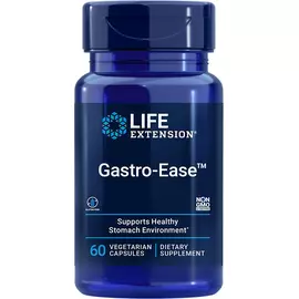Life Extension Gastro-Ease / Цинк-карнозин для підтримки слизової оболонки шлунка 60 капсул від магазину біодобавок nutrido.shop