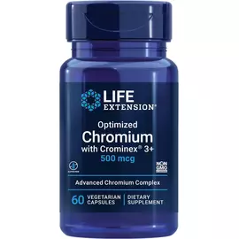 Life Extension Оптимізований Chromium with Crominex 3+ / Оптимізований хром 500 мкг 60 капсул від магазину біодобавок nutrido.shop