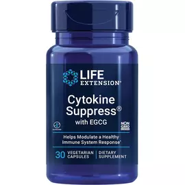 Life Extension Cytokine Suppress with EGCG / Інгібітор цитокінів із зеленим чаєм 30 капсул від магазину біодобавок nutrido.shop