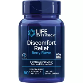 Life Extension Discomfort Relief / Полегшення дискомфорту Пальмітоілетаноламід ПЕА 600 мг 60 жувальних таблеток від магазину біодобавок nutrido.shop