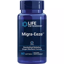 Life Extension Migra-Eeze / Облегчение дискомфорта при мигренях 60 капсул в магазине биодобавок nutrido.shop