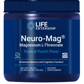 Life Extension Neuro-Mag / Магній Л Треонат (Тропічний пунш) порошок 93,35 г від магазину біодобавок nutrido.shop