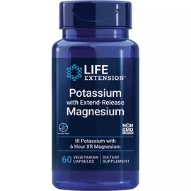 Life Extension Potassium with Extend-Release Magnesium / Калій з пролонгованим магнієм 60 капсул від магазину біодобавок nutrido.shop