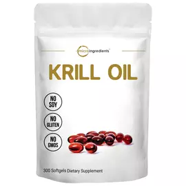 Microingredients Krill Oil / Олія криля 300 капсул від магазину біодобавок nutrido.shop