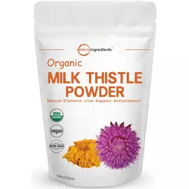 Microingredients Organic Milk Thistle / Розторопша екстракт Органік 100 грамів від магазину біодобавок nutrido.shop