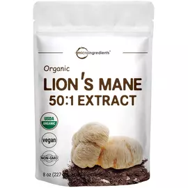 Microingredients Organic Lion's Mane / Їжовик гребінчастий органік порошок 227 г від магазину біодобавок nutrido.shop
