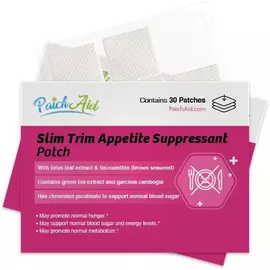 Patch Aid Slim Trim Appetite Suppressant / Патч для зниження апетиту 30 шт від магазину біодобавок nutrido.shop