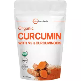 Microingredients Organic Pure Curcumin / Органічний порошок куркуми 50 грамів від магазину біодобавок nutrido.shop