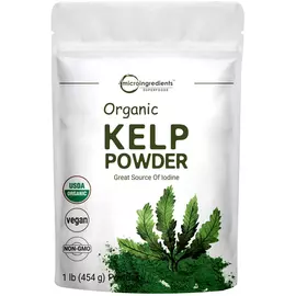 Microingredients Organic Kelp / Келп органический порошок 454 грамма в магазине биодобавок nutrido.shop