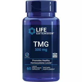 Life Extension TMG / Триметилгліцин 500 мг 60 капсул від магазину біодобавок nutrido.shop