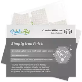 Patch Aid Simply Iron / Патч Залізо на 30 днів від магазину біодобавок nutrido.shop