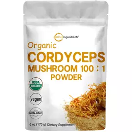 Microingredients Organic Cordyceps Mushroom / Кордицепс органик 170 г в магазине биодобавок nutrido.shop