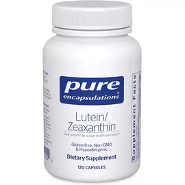Pure Encapsulations Lutein Zeaxanthin / Лютеин зеаксантин поддержка зрительной функции 120 капсул в магазине биодобавок nutrido.shop