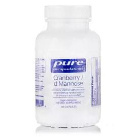 Pure Encapsulations Cranberry/D-Mannose / Клюква и Д-манноза для здоровья мочевыводящих путей 90 кап в магазине биодобавок nutrido.shop