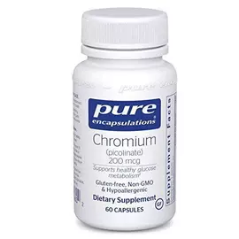 Pure Encapsulations Chromium picolinate / Хром піколінат 200 мкг 180 капсул від магазину біодобавок nutrido.shop