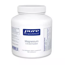 Pure Encapsulations Magnesium (Citrate/Malate) / Магний цитрат малат 180 капсул в магазине биодобавок nutrido.shop