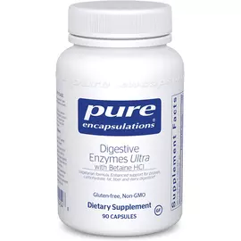 Pure Encapsulations Digestive Enzymes Ultra with Betaine /  Энзимы Ультра с бетаином 90 капс  в магазине биодобавок nutrido.shop