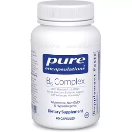 Pure Encapsulations B6 Complex / Комплекс витаминов группы Б с повышенным уровнем Б6 60 капс в магазине биодобавок nutrido.shop