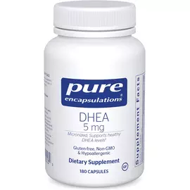 Pure Encapsulations DHEA / ДГЕА / Дегидроэпиандростерон 5 мг 180 капсул в магазине биодобавок nutrido.shop