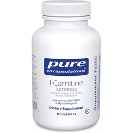 Pure Encapsulations L-Carnitine Fumarate / Л-Карнитин Поддержка усиленного метаболизма жиров 120 к. в магазине биодобавок nutrido.shop