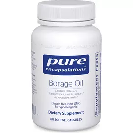 Pure Encapsulations Borage Oil / Масло Огуречника 60 мягких капсул в магазине биодобавок nutrido.shop