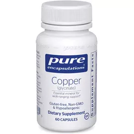 Pure Copper Glycinate / Мідь 60 капсул від магазину біодобавок nutrido.shop