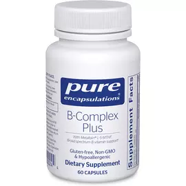 Pure Encapsulations B-Complex Plus / Комплекс вітамінів групи Б плюс 60 капсул від магазину біодобавок nutrido.shop