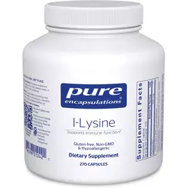 Pure Encapsulations L-lysine / L-Лізин 270 капсул від магазину біодобавок nutrido.shop
