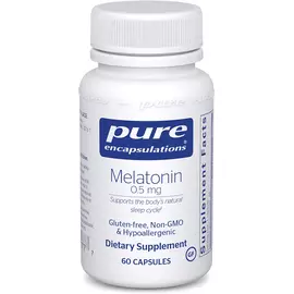 Pure Encapsulations Melatonin 0.5 mg / Мелатонін 0,5 мг 60 капсул від магазину біодобавок nutrido.shop