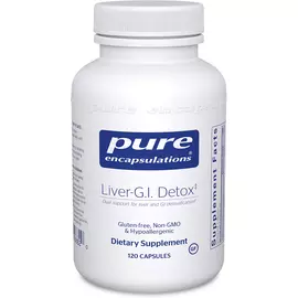 Pure Encapsulations Liver-G.I. Detox / Поддержка детоксикации печени и ЖКТ 120 капс в магазине биодобавок nutrido.shop