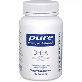 Pure Encapsulations DHEA / ДГЕА / Дегидроэпиандростерон 25 мг 180 капсул в магазине биодобавок nutrido.shop