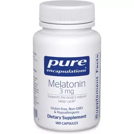 Pure Encapsulations Melatonin 3 mg / Мелатонін 3 мг 180 капсул від магазину біодобавок nutrido.shop