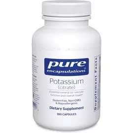 Pure Encapsulations Potassium Citrate / Калий цитрат 180 капсул в магазине биодобавок nutrido.shop