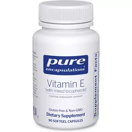 Pure Encapsulations Vitamin E (with Mixed Tocopherols) / Витамин Е со смесью токоферолов 90 к в магазине биодобавок nutrido.shop