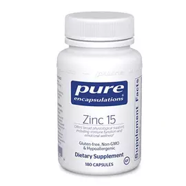 Pure Zinc / Цинк 15мг 180 капс від магазину біодобавок nutrido.shop