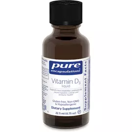 Pure Encapsulations Vitamin D3 / Витамин Д 3 жидкий 22,5 мл в магазине биодобавок nutrido.shop