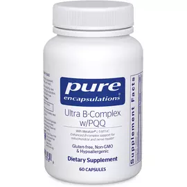 Pure Encapsulations Ultra B-Complex with PQQ / Комплекс вітамінів групи Б із Пікуку 60 капсул від магазину біодобавок nutrido.shop