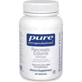 Pure Encapsulations Pancreatic Enzyme Formula / Ферменты для поддержки поджелудочной железы 60 капс в магазине биодобавок nutrido.shop