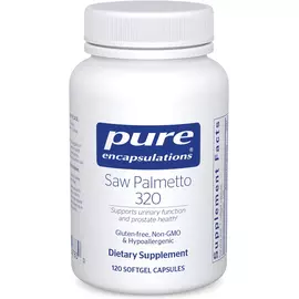 Pure Encapsulations Saw Palmetto 320 / Пальметто 320 поддержка здоровья простаты 120 капсул в магазине биодобавок nutrido.shop