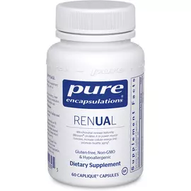 Pure Encapsulations Renual / Urolithin A / Увеличение клеточной энергии 60 капсул в магазине биодобавок nutrido.shop