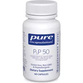 Pure Encapsulations P5P 50 activated vitamin B6 / Піридоксаль-5'-фосфат вітамін Б6 60 капсул від магазину біодобавок nutrido.shop